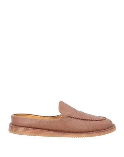 Bally Man Mules & Clogs Tan Size 9 Goat Skin In Brown