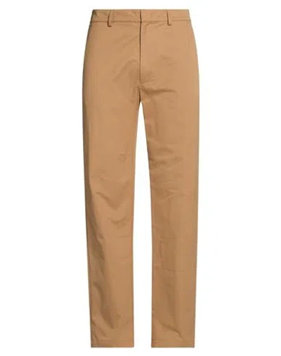 Bally Man Pants Camel Size 36 Cotton In Brown