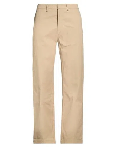 Bally Man Pants Sand Size 38 Cotton In Neutral