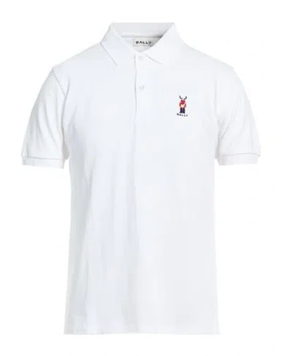 Bally Man Polo Shirt White Size 42 Organic Cotton