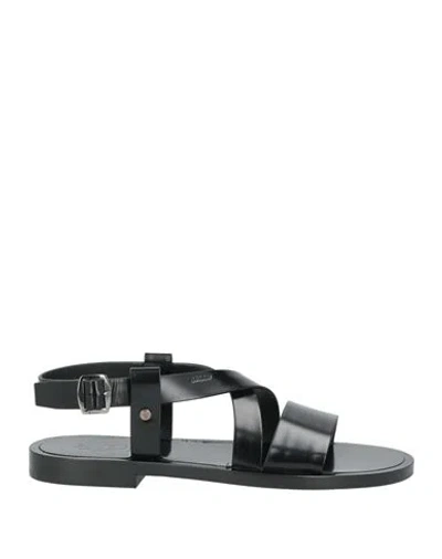 Bally Man Sandals Black Size 7 Calfskin