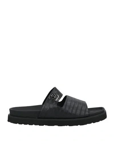 Bally Man Sandals Black Size 7 Calfskin