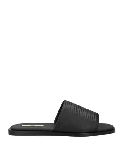 Bally Man Sandals Black Size 8 Calfskin