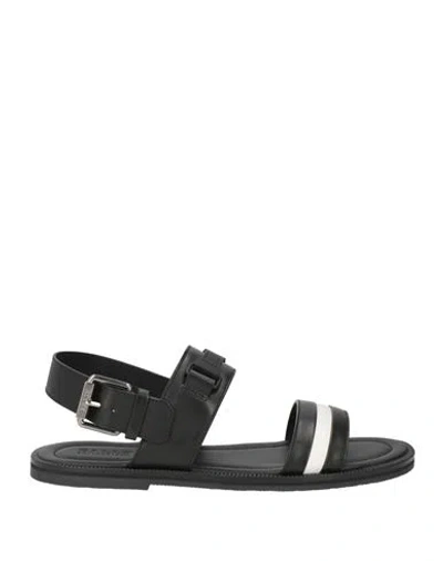 Bally Man Sandals Black Size 8.5 Leather