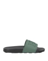 Bally Man Sandals Military Green Size 9 Rubber
