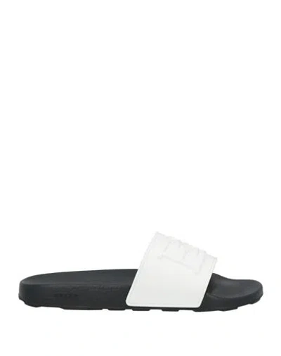 Bally Man Sandals White Size 9 Rubber