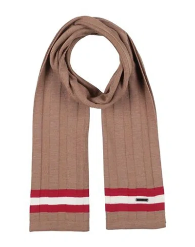Bally Man Scarf Camel Size - Wool In Brown