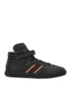 Bally Black Parrel-midribbon Calf Plain High-top Sneakers