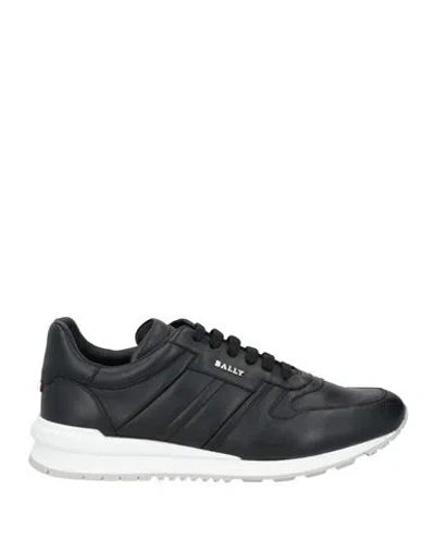 Bally Man Sneakers Black Size 6 Calfskin