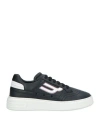 Bally Side Logo-patch Sneakers In Black