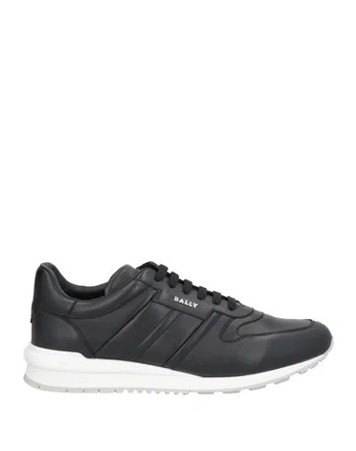 Bally Man Sneakers Black Size 8 Calfskin