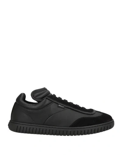 BALLY BALLY MAN SNEAKERS BLACK SIZE 9 CALFSKIN