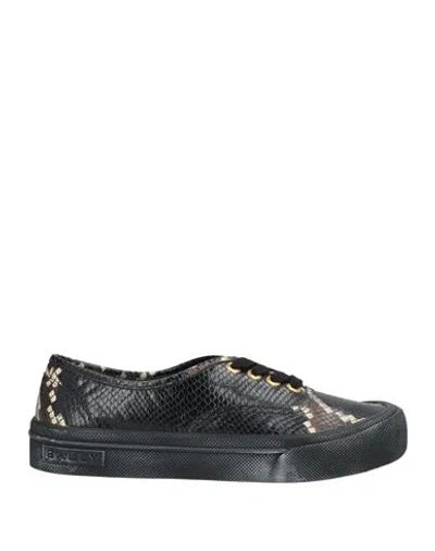 Bally Man Sneakers Black Size 9 Leather