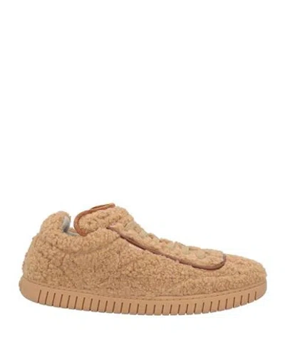 Bally Man Sneakers Camel Size 9 Textile Fibers