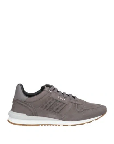 Bally Man Sneakers Grey Size 9 Calfskin