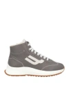Bally Man Sneakers Lead Size 9 Leather In Grey