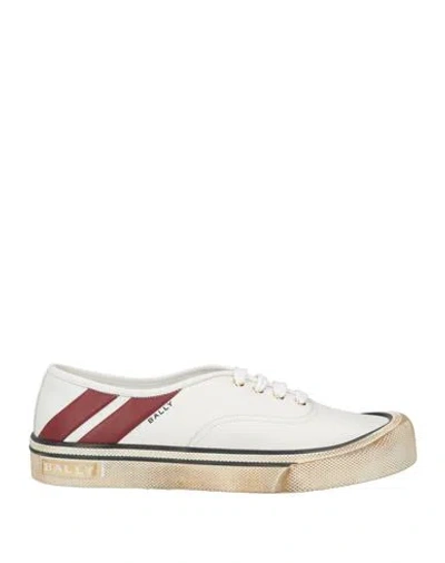 Bally Man Sneakers Off White Size 11 Calfskin