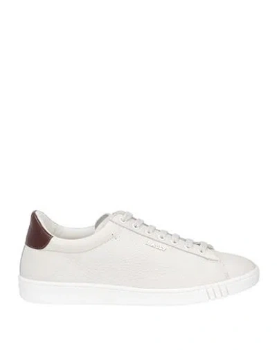 Bally Man Sneakers Off White Size 7.5 Leather