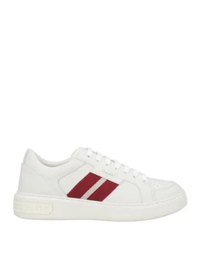 Bally Man Sneakers Off White Size 9 Leather In 0300white