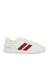 Bally Man Sneakers Off White Size 8.5 Calfskin In Off White