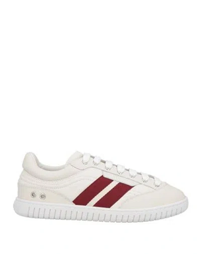 Bally Man Sneakers Off White Size 8.5 Calfskin