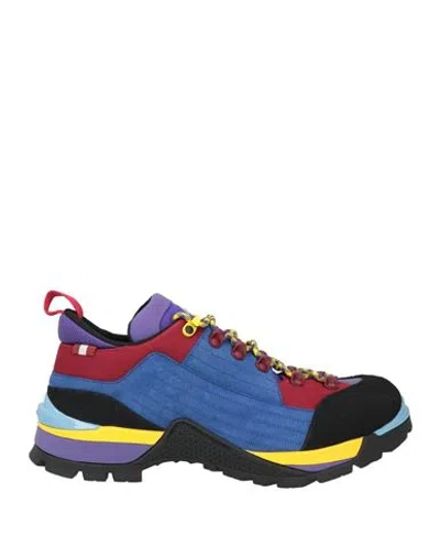 Bally Man Sneakers Pastel Blue Size 8.5 Textile Fibers