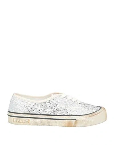 Bally Man Sneakers Silver Size 9 Leather