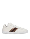 Bally Stripe Detailed Low-top Sneakers In White
