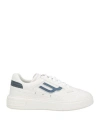Bally Logo-patch Leather Sneakers In White