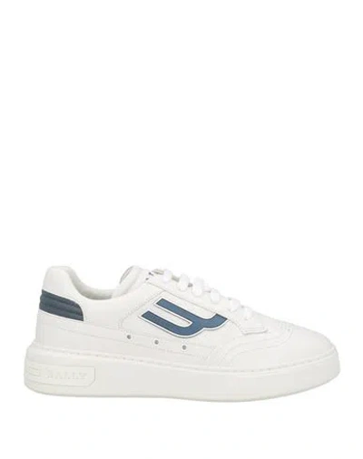 BALLY BALLY MAN SNEAKERS WHITE SIZE 8.5 LEATHER