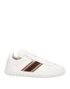 Bally Man Sneakers White Size 9 Calfskin In White