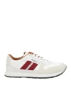 Bally Man Sneakers White Size 9 Calfskin In White