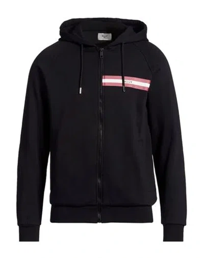 Bally Man Sweatshirt Black Size 36 Cotton, Nylon