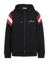 Bally Man Sweatshirt Black Size 42 Cotton, Polyamide, Polyurethane, Elastane In Black