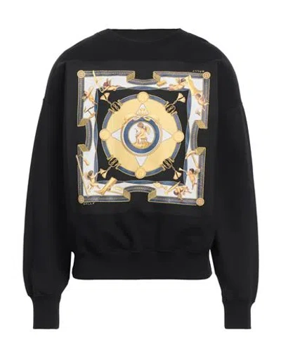 Bally Man Sweatshirt Black Size 40 Organic Cotton, Elastane