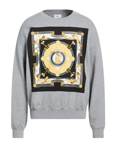 Bally Man Sweatshirt Grey Size 38 Organic Cotton