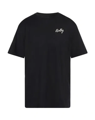 Bally Man T-shirt Black Size 40 Organic Cotton