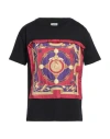 Bally Man T-shirt Black Size 36 Organic Cotton, Silk