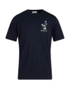Bally Man T-shirt Midnight Blue Size 32 Organic Cotton