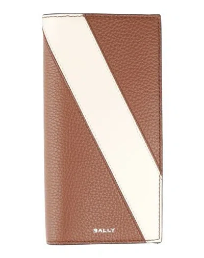 Bally Man Wallet Brown Size - Bull Skin