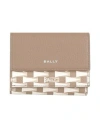 Bally Man Wallet Taupe Size - Leather In Neutral