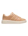 Bally Mandye 6238694 Women's Corda Calf Plain Sneakers In Beige
