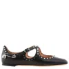 Bally Baunty Ballerina Shoes In Black