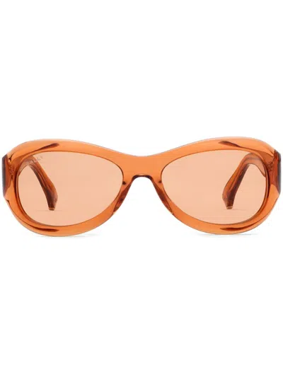 Bally Maurice Sunglasses In Braun