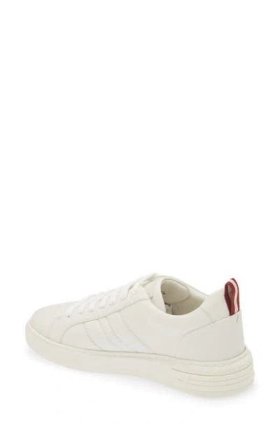 Bally New Maxim Low-top Leather Sneakers In White