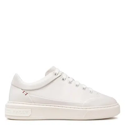 Bally Melvin Leather Low-top Sneakers In White