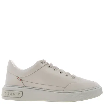 Bally Melvin Leather Low-top Sneakers In White