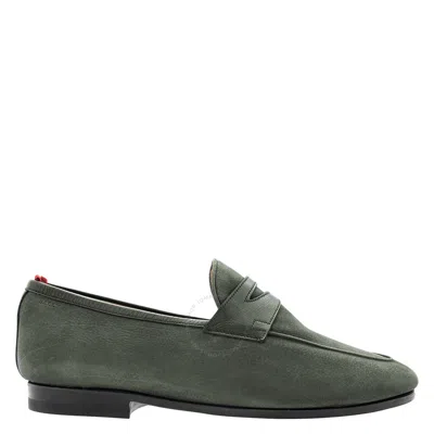Bally Men's Agata Plumy Penny Leather Loafers In Green
