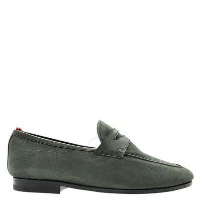 Bally Plumy 6237975 Men's Agata Calf Nubuck Grained Leather Loafers In Purple