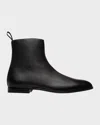 Bally Westminster Leather Zip Boots In Black